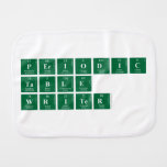 Periodic
 Table
 Writer  Burp Cloth