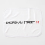 SHOREHAM STREET  Burp Cloth