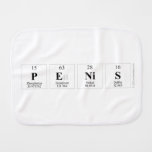 penis  Burp Cloth