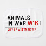 animals in war  Burp Cloth