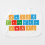Happy
 Birthday
 Harish  Burp Cloth