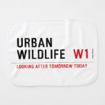 URBAN WILDLIFE   Burp Cloth