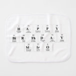 Happy
 Birthday
 Miro  Burp Cloth