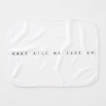 Drugs Will Ruin Your Life  Burp Cloth