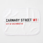 Carnaby street  Burp Cloth