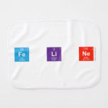 fe li ne  Burp Cloth