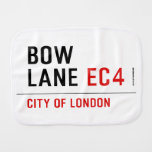 Bow Lane  Burp Cloth