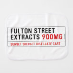 Fulton street Extracts  Burp Cloth