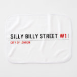 Silly Billy Street  Burp Cloth