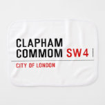 Clapham Commom  Burp Cloth