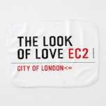 the look of love  Burp Cloth