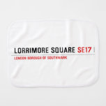 Lorrimore Square  Burp Cloth