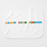 Happy First Birthday
   Burp Cloth