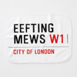 EEFTING MEWS  Burp Cloth