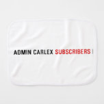 Admin carLEX  Burp Cloth