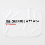 158 Coleridge Way  Burp Cloth