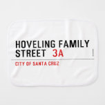 Hoveling family Street   Burp Cloth