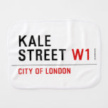 Kale Street  Burp Cloth