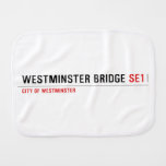 Westminster Bridge  Burp Cloth