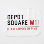 Depot Square  Burp Cloth