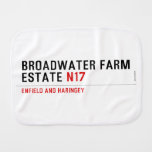 Broadwater Farm Estate  Burp Cloth