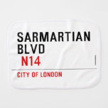sarmartian blvd   Burp Cloth