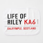 life of  riley  Burp Cloth