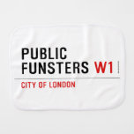 public funsters  Burp Cloth
