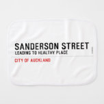 SANDERSON STREET  Burp Cloth