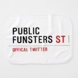 public funsters  Burp Cloth