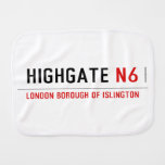 Highgate  Burp Cloth