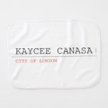 kaycee canasa  Burp Cloth