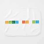 Haley is gay  Burp Cloth