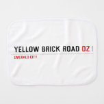 YELLOW BRICK ROAD  Burp Cloth