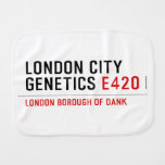 LONDON city genetics  Burp Cloth