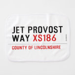 Jet Provost Way  Burp Cloth