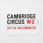 Cambridge Circus  Burp Cloth