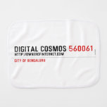 Digital Cosmos  Burp Cloth