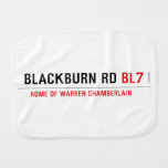Blackburn Rd  Burp Cloth