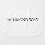 Richmond way   Burp Cloth