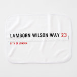 Lamborn Wilson Way  Burp Cloth