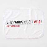 Shepards Bush  Burp Cloth