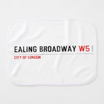Ealing Broadway  Burp Cloth