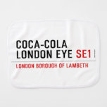 COCA-COLA LONDON EYE  Burp Cloth