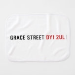 Grace street  Burp Cloth