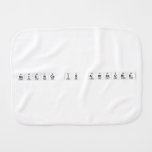Science is awesome  Burp Cloth