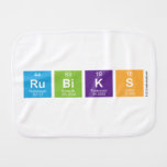 Rubiks  Burp Cloth