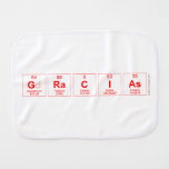 GRACIAS  Burp Cloth