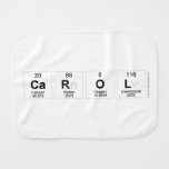 Carol  Burp Cloth