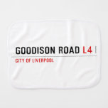 Goodison road  Burp Cloth